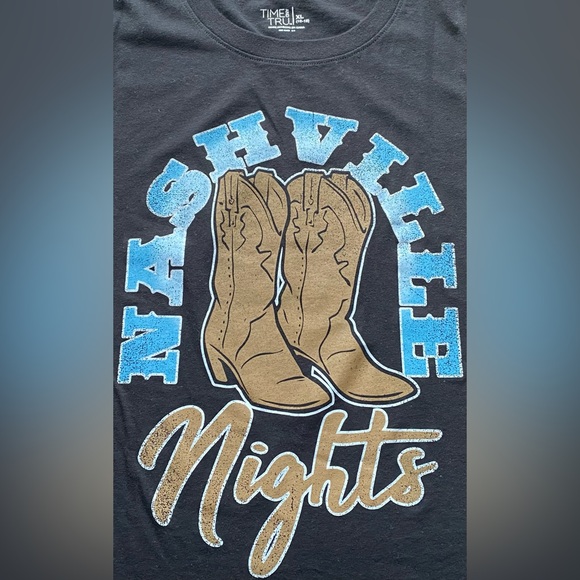 •NWT•Time and Tru Women's Destination Graphic Print Tank Top- NASHVILLE🤠 - Picture 3 of 6